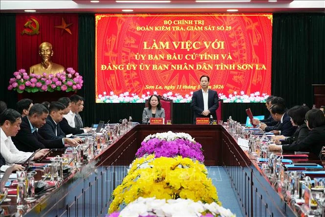 Công bố quyết định kiểm tra, giám sát đối với Ban Thường vụ Tỉnh ủy Sơn La Công bố quyết định kiểm tra, giám sát đối với Ban Thường vụ Tỉnh ủy Sơn La