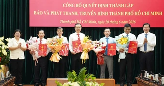 Công bố quyết định thành lập Cơ quan Báo và Phát thanh, Truyền hình TP.HCM