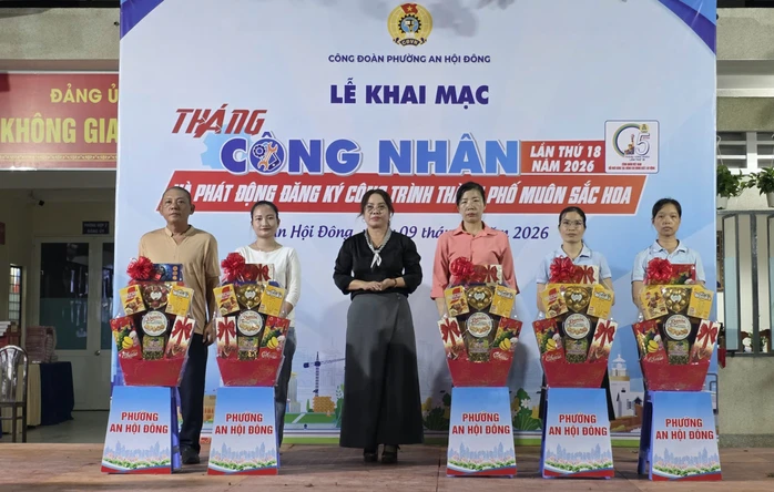 Công đoàn phường An Hội Đông lan tỏa phong trào "Thành phố muôn sắc hoa"