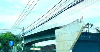 Công trường thi công cầu Nghĩa Tự ở Đà Nẵng vắng bóng công nhân suốt 2 năm