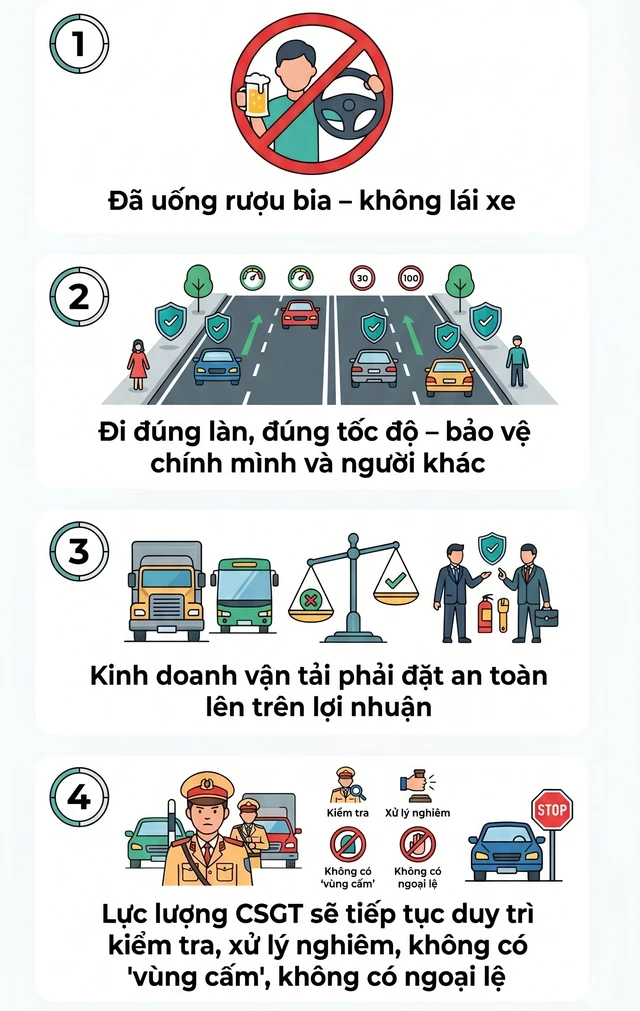 CSGT toàn quốc đồng loạt ra quân, xử lý 2.770 tài xế với cùng 1 lỗi vi phạm giao thông CSGT toàn quốc đồng loạt ra quân, xử lý 2.770 tài xế với cùng 1 lỗi vi phạm giao thông