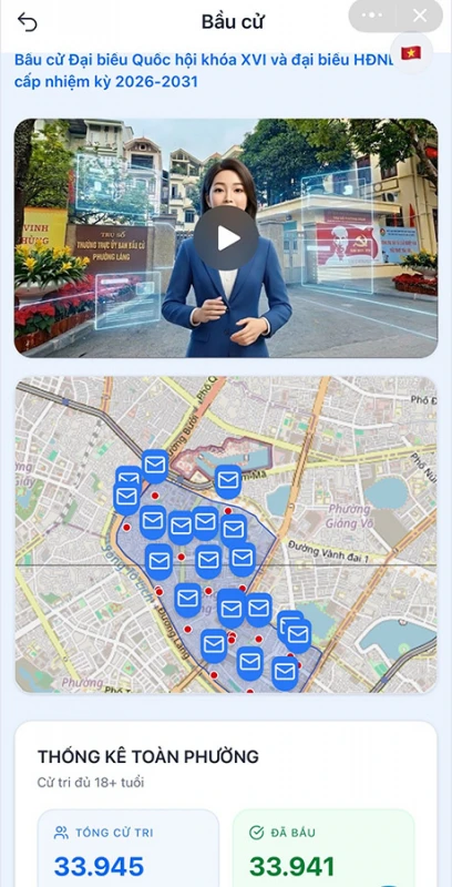 Cử tri cả nước phấn khởi thực hiện quyền làm chủ trong kỳ bầu cử 2026 Cử tri cả nước phấn khởi thực hiện quyền làm chủ trong kỳ bầu cử 2026