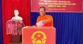 Cử tri các tôn giáo tích cực tham gia ngày hội toàn dân