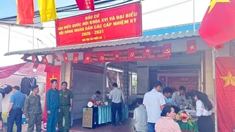 Cử tri đặc khu Thổ Châu nô nức đi bỏ phiếu bầu cử sớm