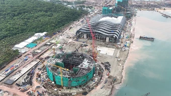Cụm công trình phục vụ APEC 2027 ở Phú Quốc sau một năm thi công