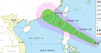 Cuối tuần Biển Đông đón bão số 2 , miền Bắc mưa lớn kéo dài