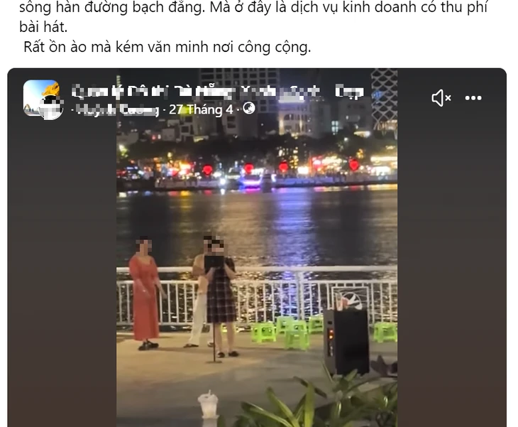 Đà Nẵng xử lý karaoke ồn ào bên sông Hàn, tạm giữ 3 'loa kẹo kéo'