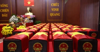 Đã tìm thấy 100 bộ hài cốt liệt sỹ và 2 bộ tập thể ở Công viên Lê Thị Riêng