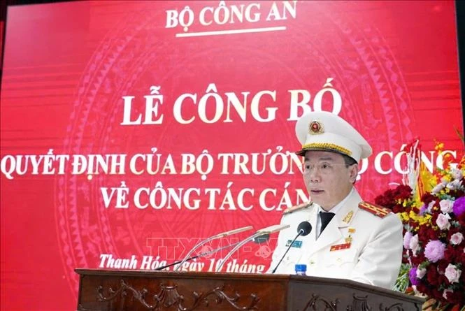 Đại tá Hoàng Quốc Việt được điều động giữ chức Giám đốc Công an tỉnh Thanh Hóa Đại tá Hoàng Quốc Việt được điều động giữ chức Giám đốc Công an tỉnh Thanh Hóa