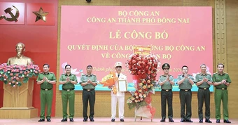 Đại tá Trần Trọng thủy được biệt phái về Ban Quản lý dự án TP . Đồng Nai