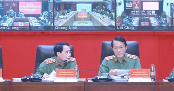 Đại tướng Lương Tam Quang chủ trì Hội nghị sơ kết công tác Công an Quý I-2026