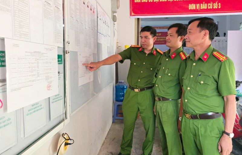 Đảm bảo an ninh, an toàn công tác bầu cử ở phường Rạch Giá