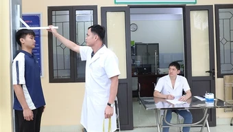 Đảm bảo sức khỏe cho các thí sinh tham gia dự tuyển các trường CAND