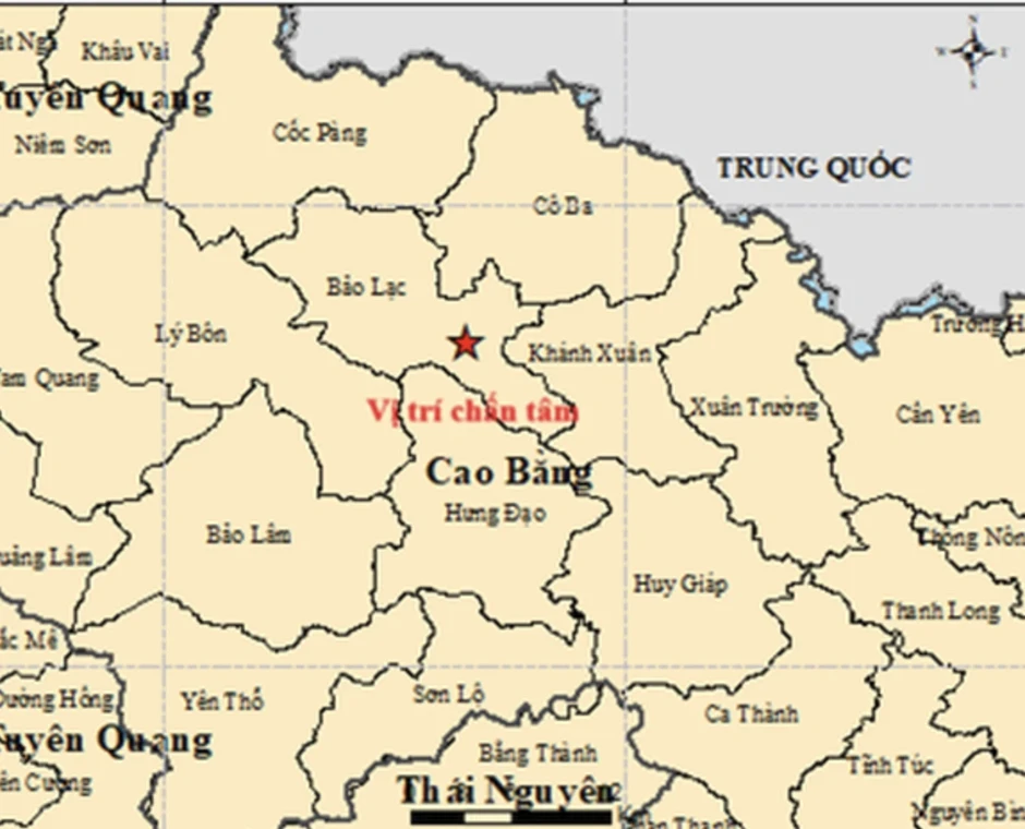 Đang theo dõi, phân tích chuỗi động đất liên tiếp ở Cao Bằng Đang theo dõi, phân tích chuỗi động đất liên tiếp ở Cao Bằng