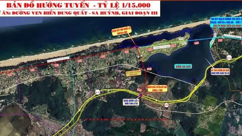 Đầu tư 6.000 tỷ 'lên đời' đường ven biển Dung Quất - Sa Huỳnh Đầu tư 6.000 tỷ 'lên đời' đường ven biển Dung Quất - Sa Huỳnh