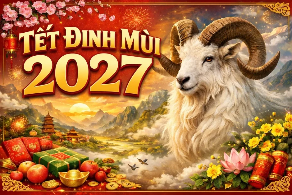 Đề xuất phương án NGHỈ TẾT NGUYÊN ĐÁN ĐINH MÙI, NGHỈ LỄ QUỐC KHÁNH 2027