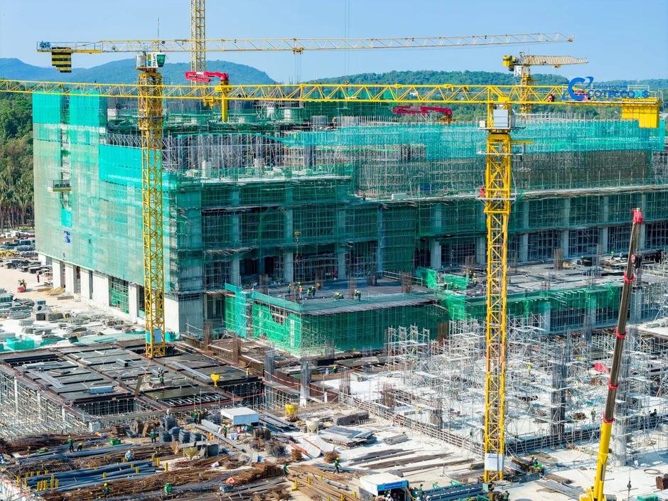 Điểm nhấn chưa từng có tại Trung tâm Hội nghị APEC: Không gian 11.000 m2 không một cột giữa Điểm nhấn chưa từng có tại Trung tâm Hội nghị APEC: Không gian 11.000 m2 không một cột giữa