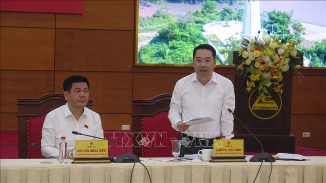 Đoàn công tác Ủy ban Kinh tế và Tài chính của Quốc hội làm việc tại Lào Cai Đoàn công tác Ủy ban Kinh tế và Tài chính của Quốc hội làm việc tại Lào Cai