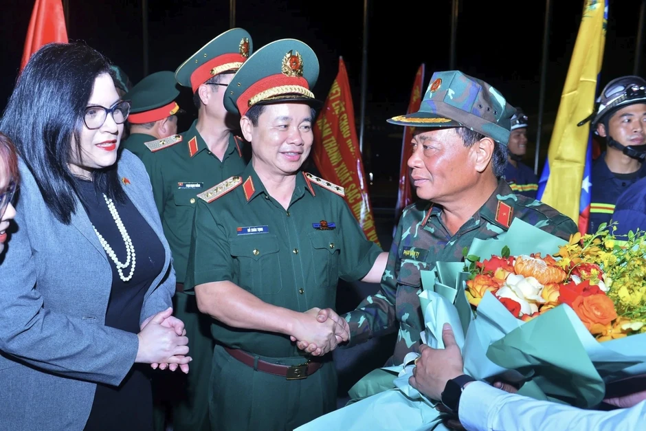 Đoàn cứu hộ, cứu nạn Việt Nam về nước, hoàn thành nhiệm vụ tại Venezuela