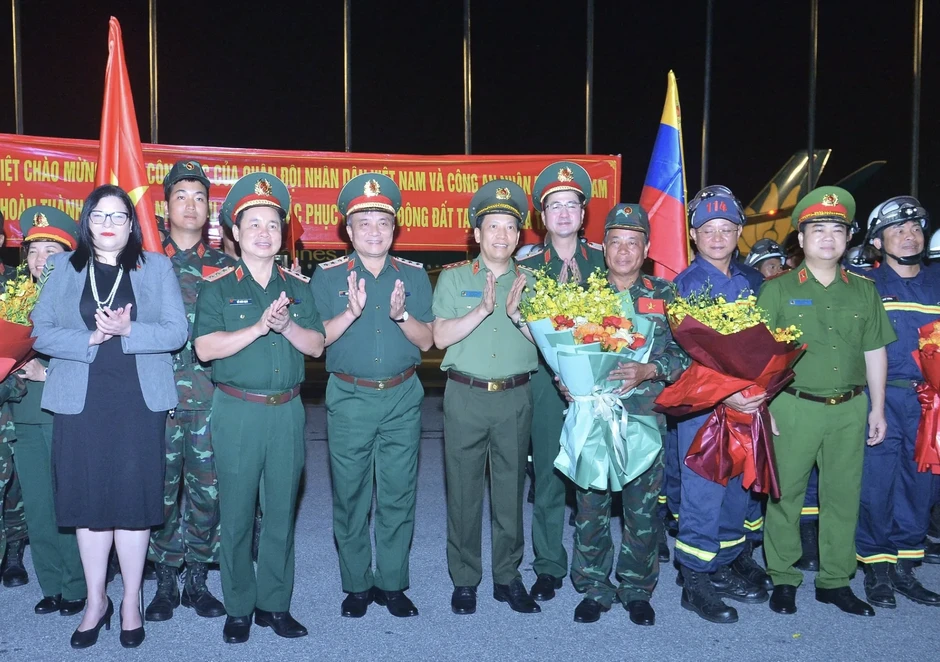 Đoàn cứu hộ, cứu nạn Việt Nam về nước, hoàn thành nhiệm vụ tại Venezuela