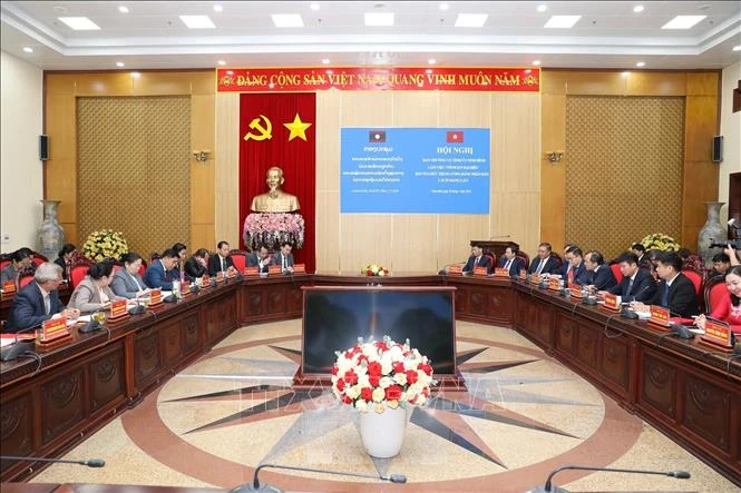 Đoàn đại biểu Ban Tổ chức Trung ương Đảng NDCM Lào thăm và làm việc tại Ninh Bình Đoàn đại biểu Ban Tổ chức Trung ương Đảng NDCM Lào thăm và làm việc tại Ninh Bình