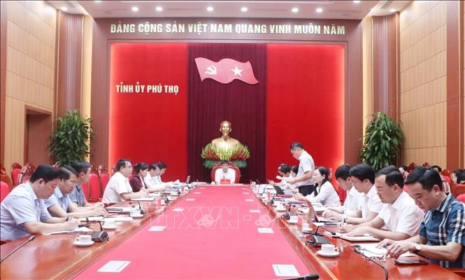 Đoàn kiểm tra, giám sát của Bộ Chính trị làm việc với tỉnh Phú Thọ Đoàn kiểm tra, giám sát của Bộ Chính trị làm việc với tỉnh Phú Thọ
