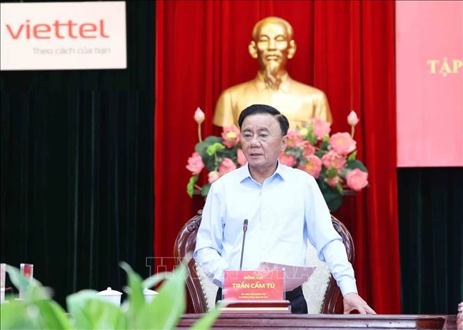 Đoàn kiểm tra, giám sát số 12 của Bộ Chính trị làm việc với Đảng ủy Tập đoàn Viettel