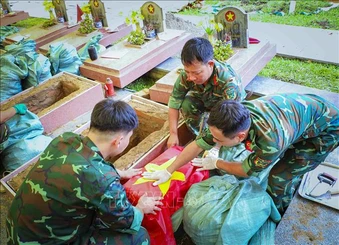 Dồn sức hoàn thành lấy mẫu ADN các hài cốt liệt sĩ trước ngày 30/9
