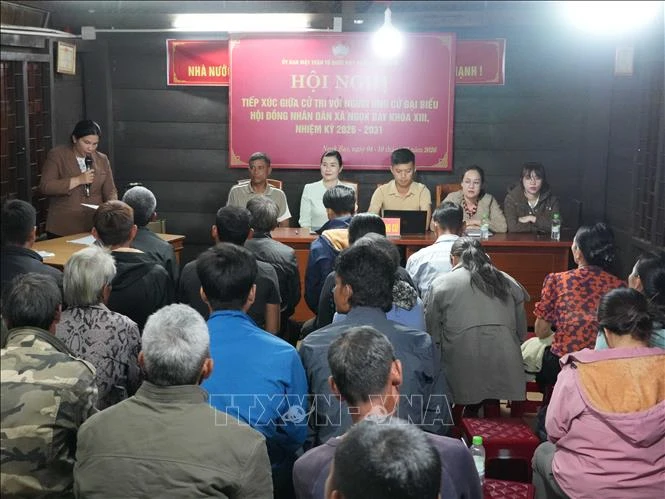 Đồng bào Công giáo, dân tộc thiểu số đoàn kết hướng tới ngày bầu cử 15/3 Đồng bào Công giáo, dân tộc thiểu số đoàn kết hướng tới ngày bầu cử 15/3