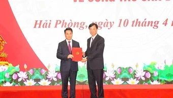 Đồng chí Lê Ngọc Châu giữ chức Bí thư Thành ủy Hải Phòng