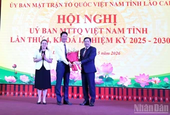 Đồng chí Nguyễn Thế Phước giữ chức Chủ tịch Ủy ban MTTQ Việt Nam tỉnh Lào Cai nhiệm kỳ 2025 - 2030