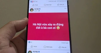 Động đất ở Trung Quốc, người dân Hà Nội cảm nhận rung lắc