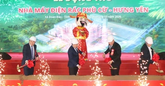 Động thổ nhà máy điện rác 4.000 tỷ đồng tại Hưng Yên