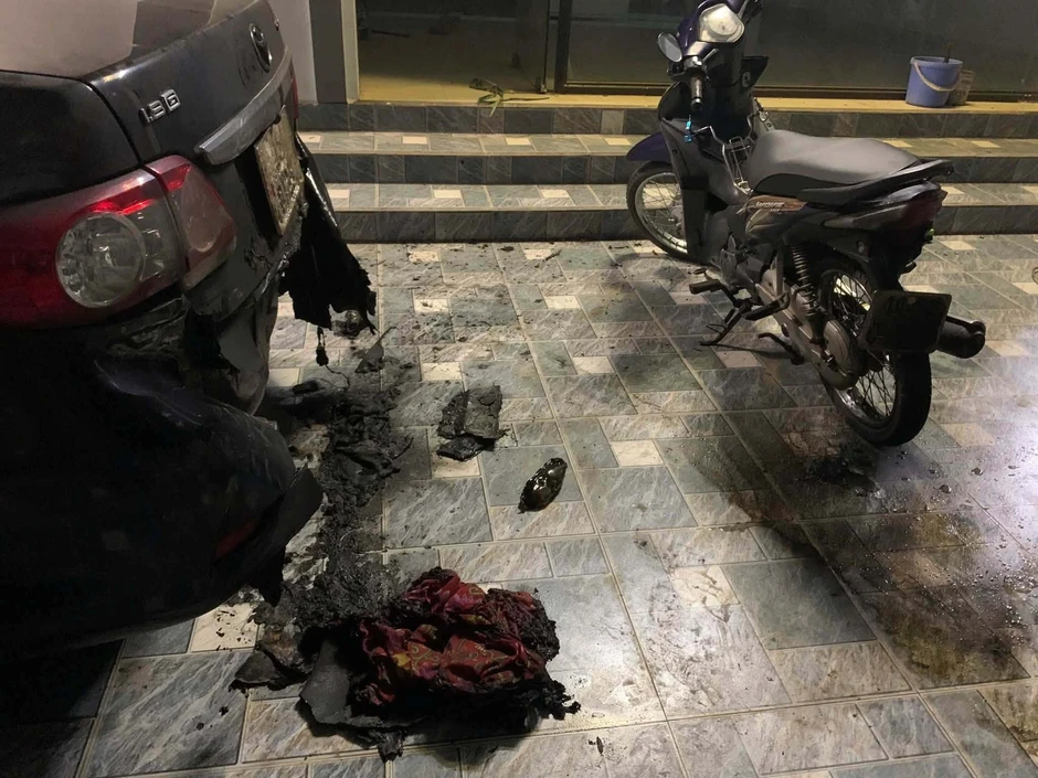 Đốt ô tô, xe máy của hàng xóm vì mâu thuẫn cá nhân