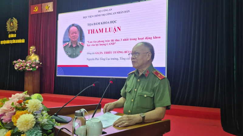 Đưa khoa học công nghệ, đổi mới sáng tạo thành động lực nâng cao hiệu quả công tác Công an