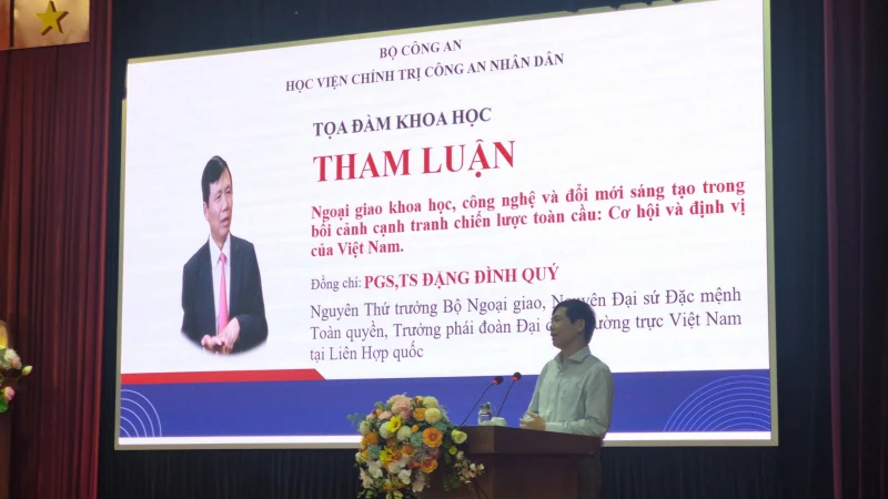 Đưa khoa học công nghệ, đổi mới sáng tạo thành động lực nâng cao hiệu quả công tác Công an