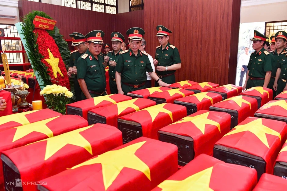Gần 1.500 hài cốt liệt sĩ được quy tập sau 4 tháng
