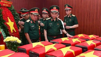 Gần 1.500 hài cốt liệt sĩ được quy tập sau 4 tháng