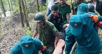 Gãy chân giữa núi hoang, du khách Đức được giải cứu nhờ tin nhắn định vị