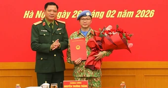 Giảng viên Học viện Quốc phòng nhận nhiệm vụ gìn giữ hòa bình ở Trung Phi