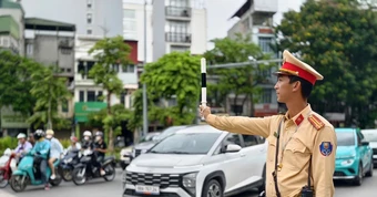 Hà Nội cấm phương tiện một số tuyến đường ngày 11 / 7 phục vụ Lễ kỷ niệm An ninh nhân dân
