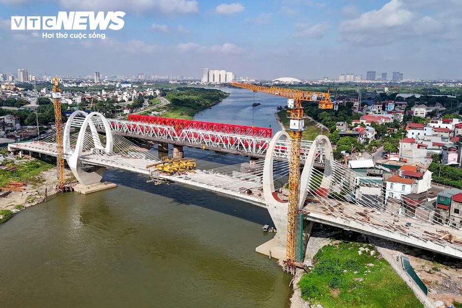 Hà Nội: Cầu Đuống mới hợp long, dự kiến thông xe năm 2026