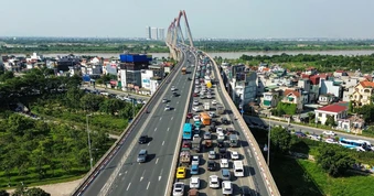 Hà Nội giảm tốc độ tối đa trên cầu Nhật Tân từ 27/9