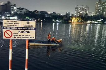 Hà Nội: Hai người đàn ông tử vong khi câu cá ở hồ Định Công