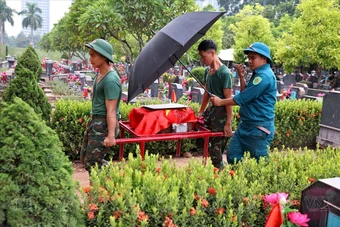 Hà Nội hoàn thành lấy mẫu 4.468 mộ liệt sĩ, vượt kế hoạch 3 tháng