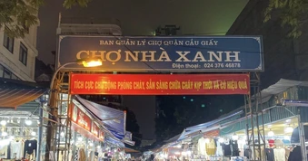 Hà Nội lên kế hoạch di dời, giải tỏa chợ Nhà Xanh ở Cầu Giấy