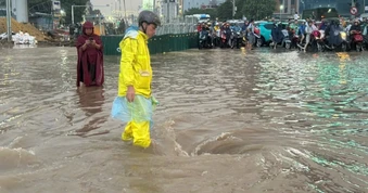 Hà Nội lý giải điểm ngập ở Long Biên sau trận mưa lớn chiều 31/7