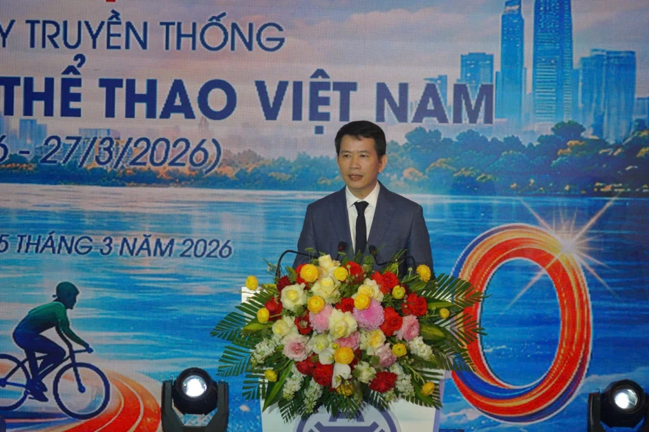 Hà Nội: Mít tinh kỷ niệm 80 năm Ngày truyền thống ngành Thể dục thể thao Việt Nam Hà Nội: Mít tinh kỷ niệm 80 năm Ngày truyền thống ngành Thể dục thể thao Việt Nam