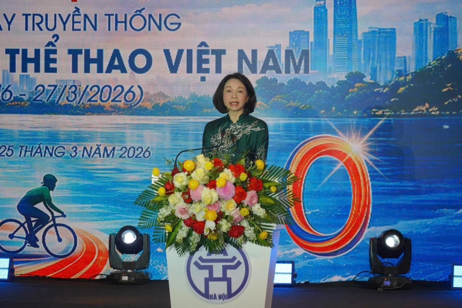 Hà Nội: Mít tinh kỷ niệm 80 năm Ngày truyền thống ngành Thể dục thể thao Việt Nam Hà Nội: Mít tinh kỷ niệm 80 năm Ngày truyền thống ngành Thể dục thể thao Việt Nam