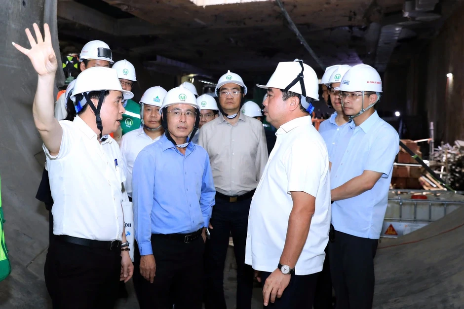 Hà Nội tái sử dụng 2 'robot' ở metro số 3 để khoan hầm metro số 5 Hà Nội tái sử dụng 2 'robot' ở metro số 3 để khoan hầm metro số 5